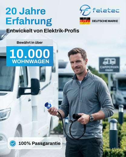 Einspeise-Adapter Schuko auf CEE · 35cm · IP44