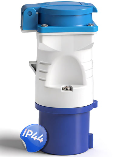 Kompakt-Adapter CEE auf Schuko · ohne Kabel · IP44